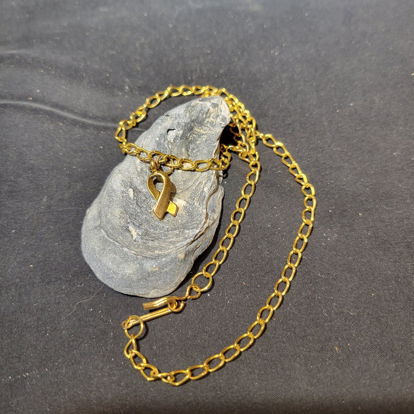 Awareness Ribbon Charm Necklace