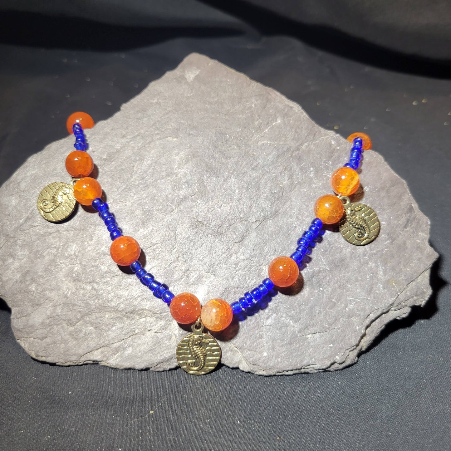 Seahorse Beaded Necklace