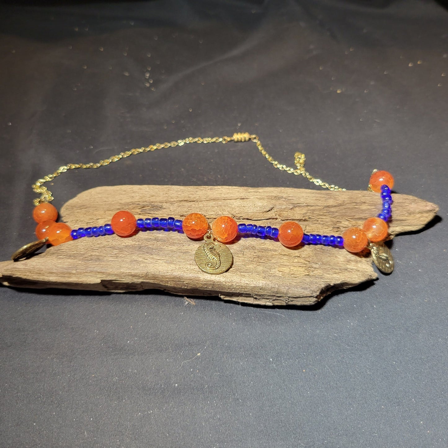 Seahorse Beaded Necklace