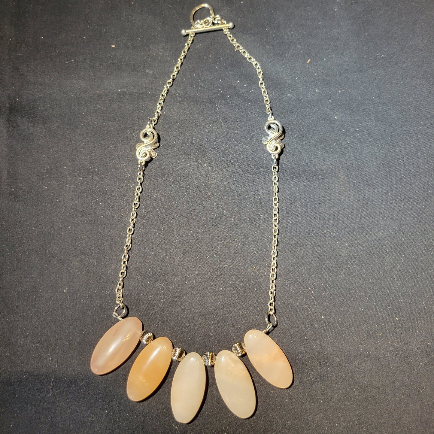 Pink Petal Beaded Necklace