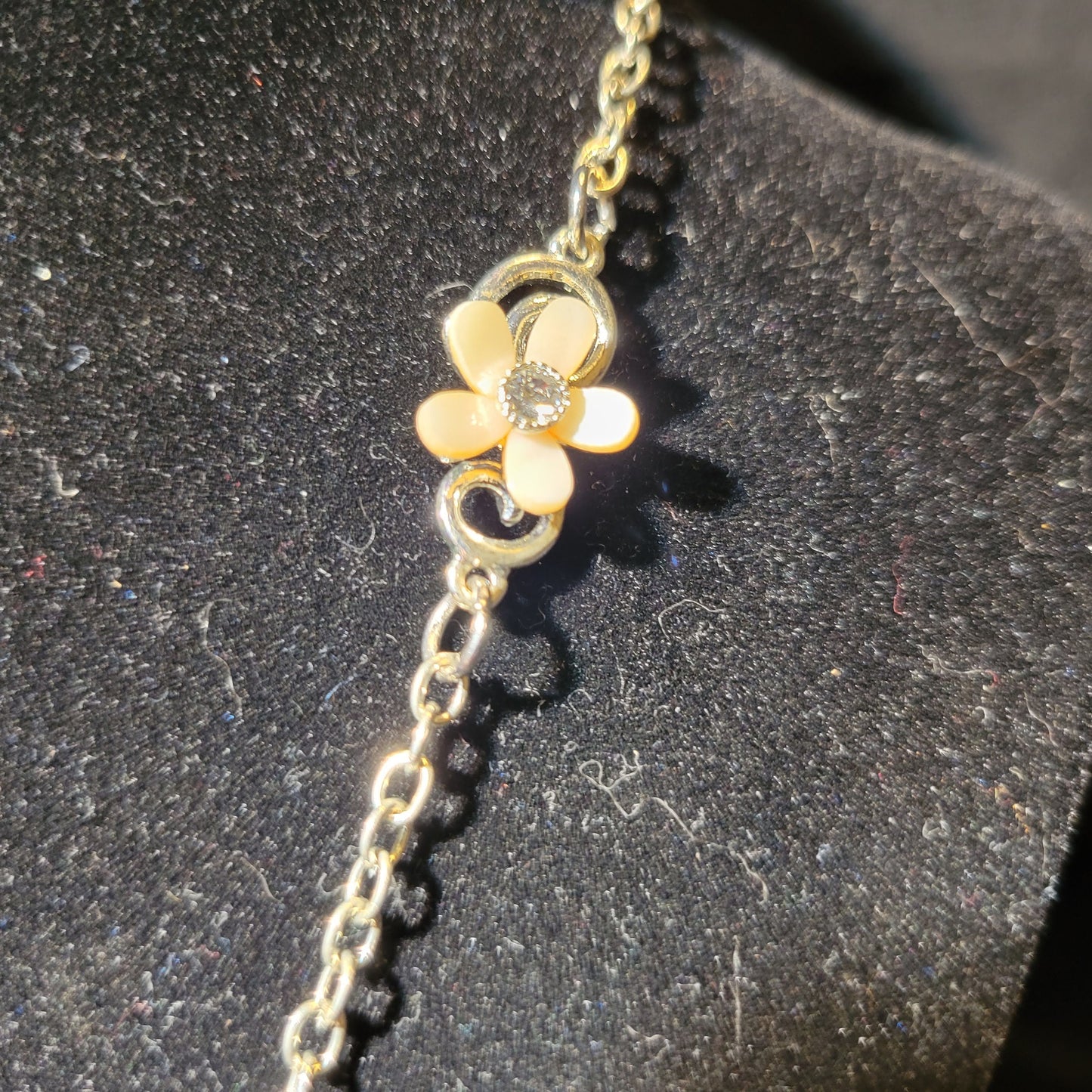 Pink Petal Beaded Necklace