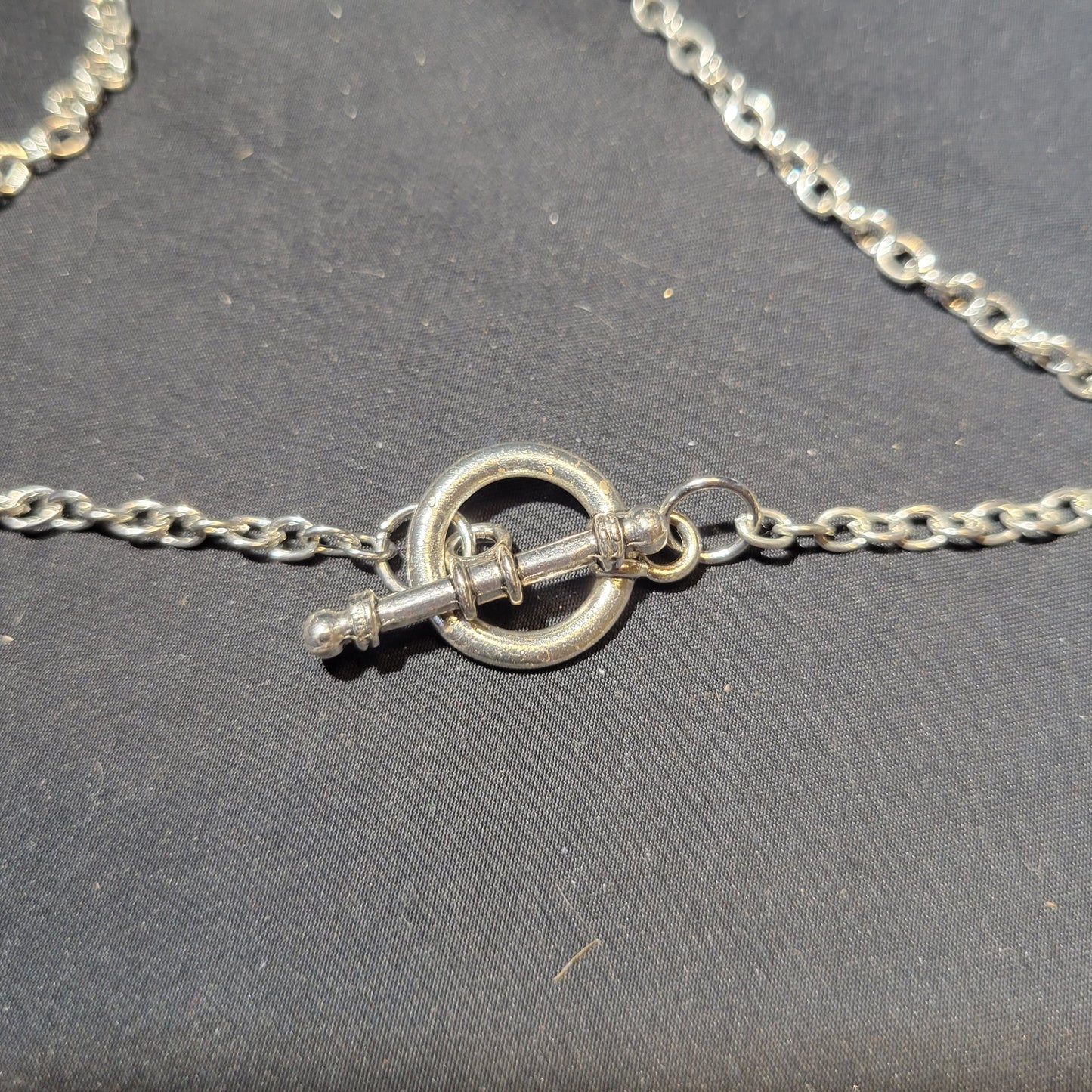 Redline Marble Pendant Necklace