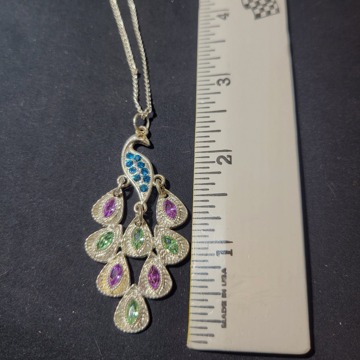 Peacock Pendant Necklace