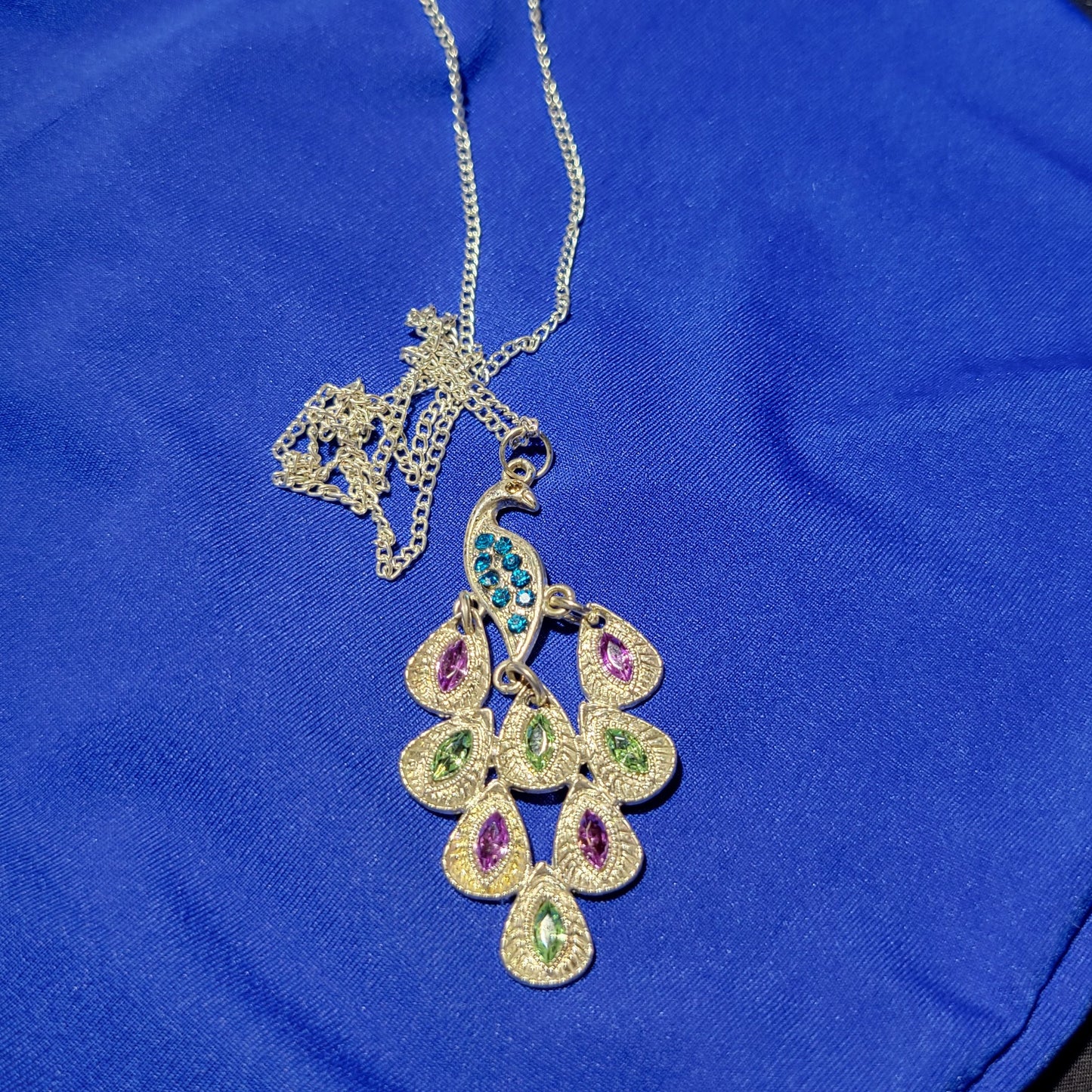 Peacock Pendant Necklace