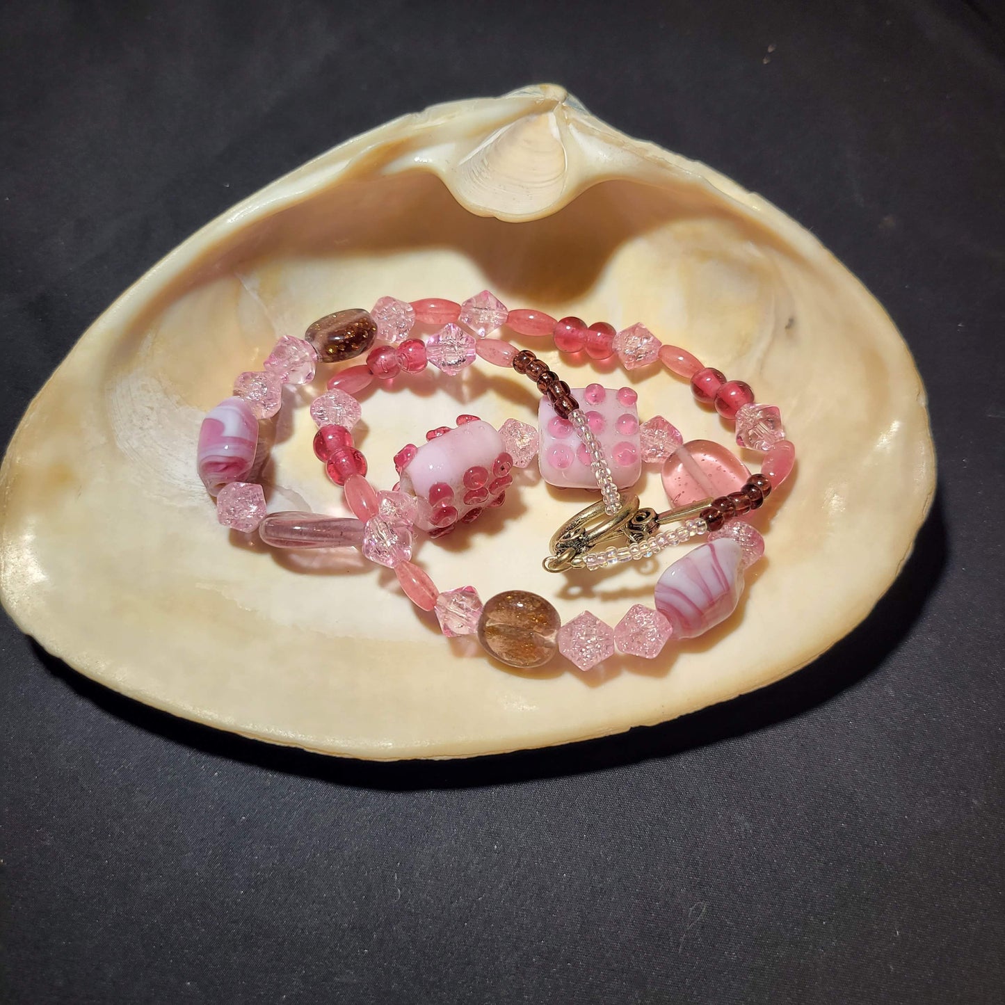 Pink Beaded Necklace