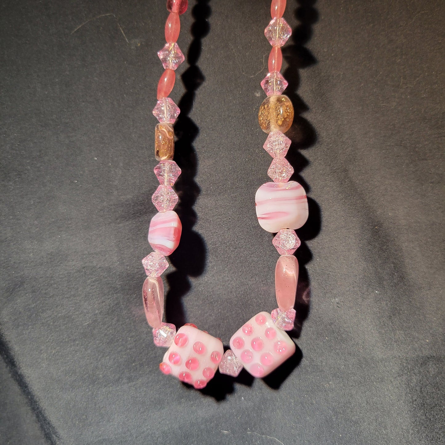 Pink Beaded Necklace