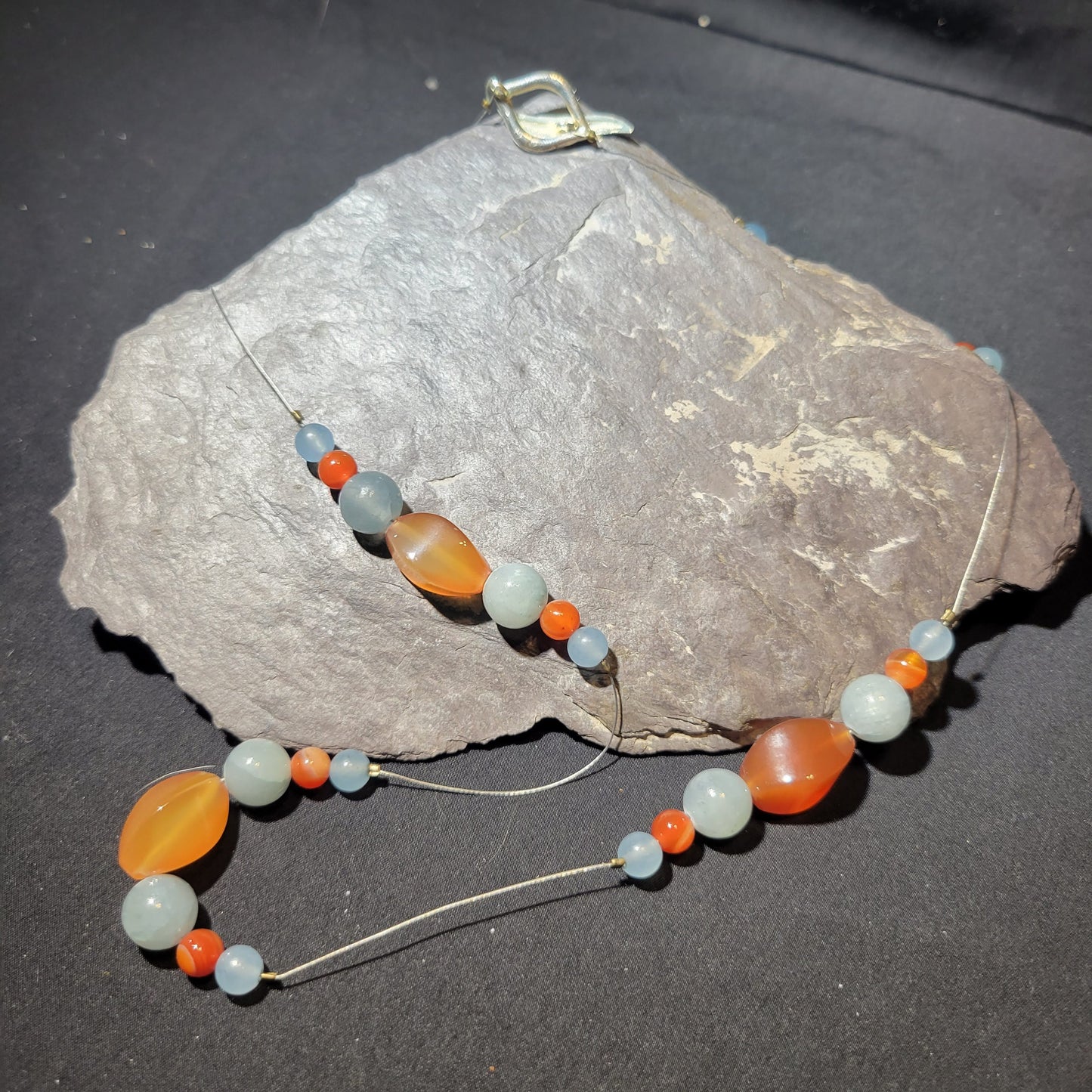 Burnt Air Beaded Necklace