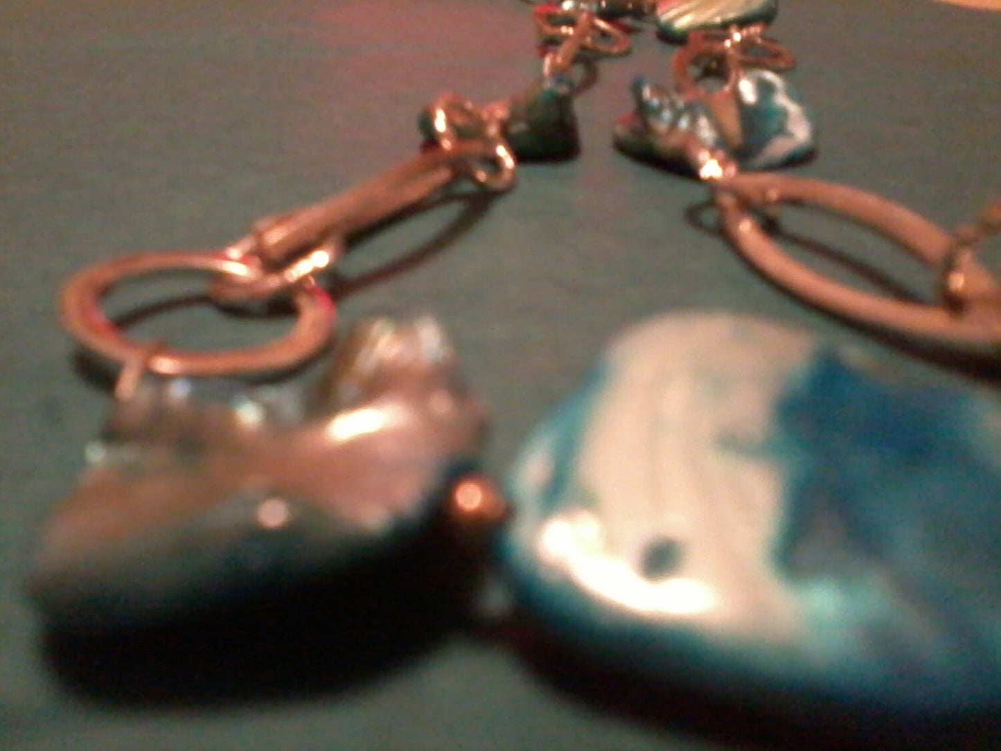 Aqua Chain Necklace