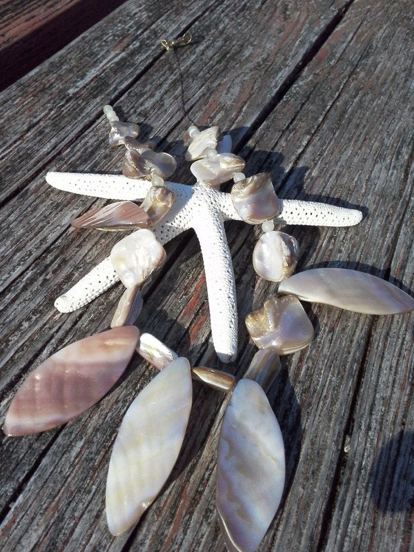 Tan shell necklace