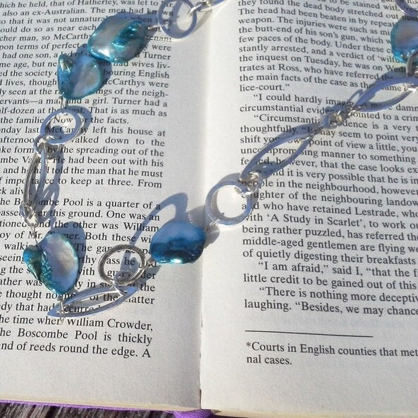 Aqua Chain Necklace