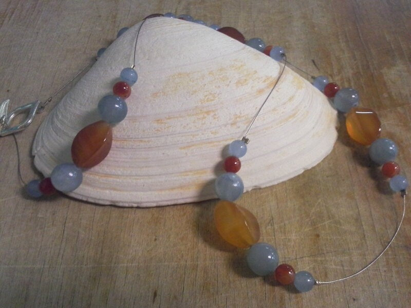 Burnt Air Beaded Necklace