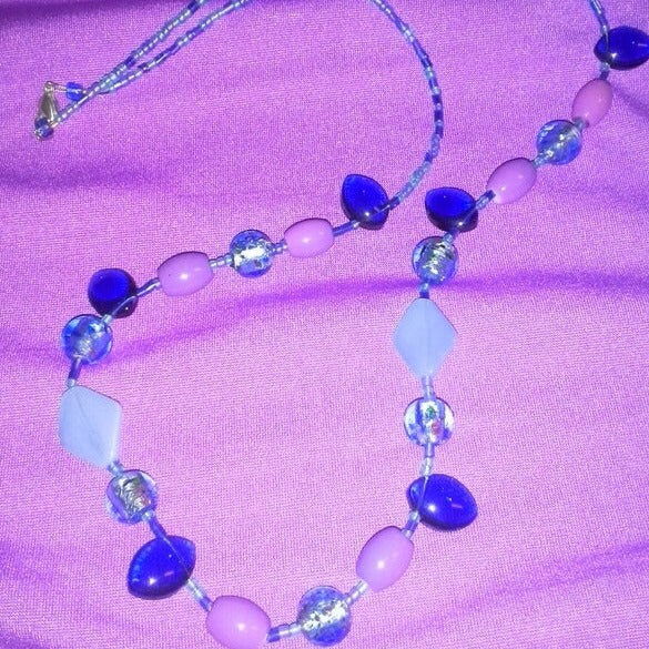 Blue Glass Necklace