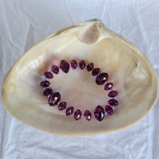 Purple Acrylic Bracelet