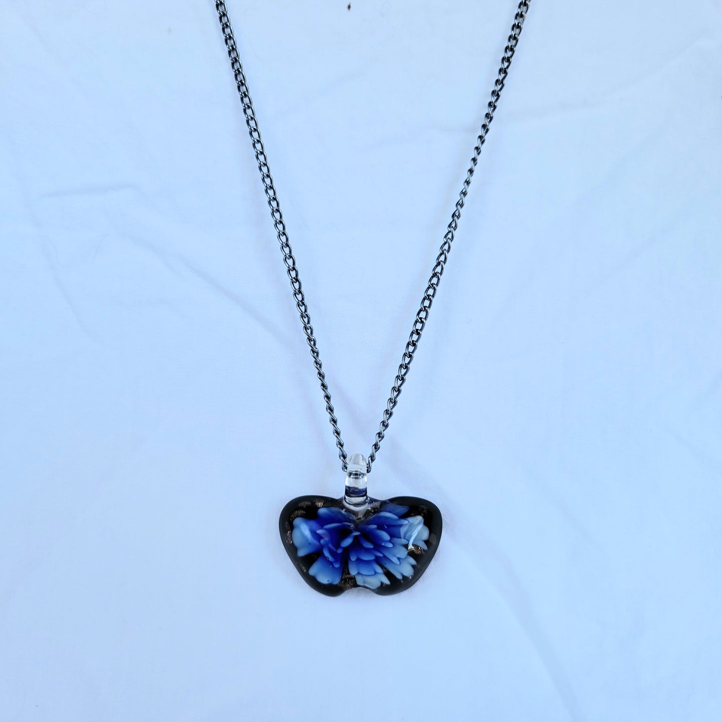 Flower Butterfly Necklace