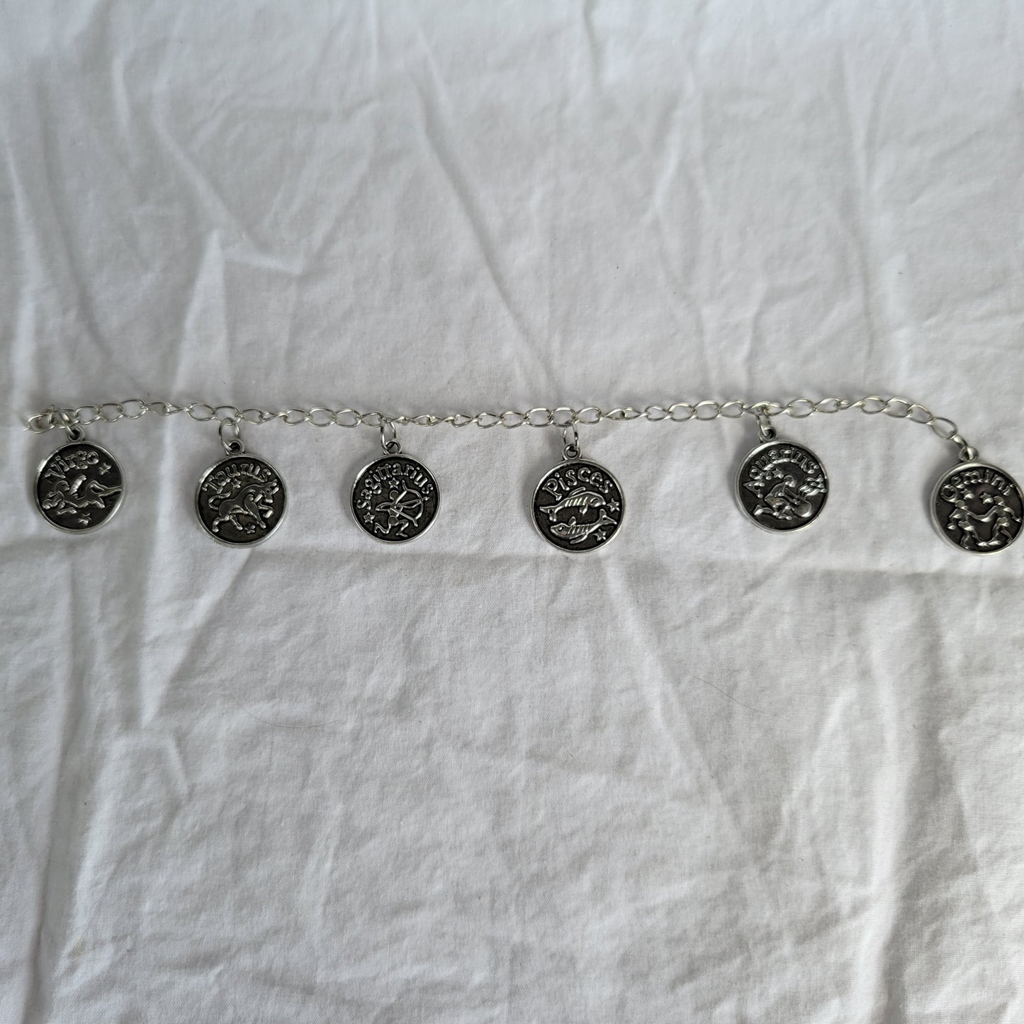 Gemini charm bracelet