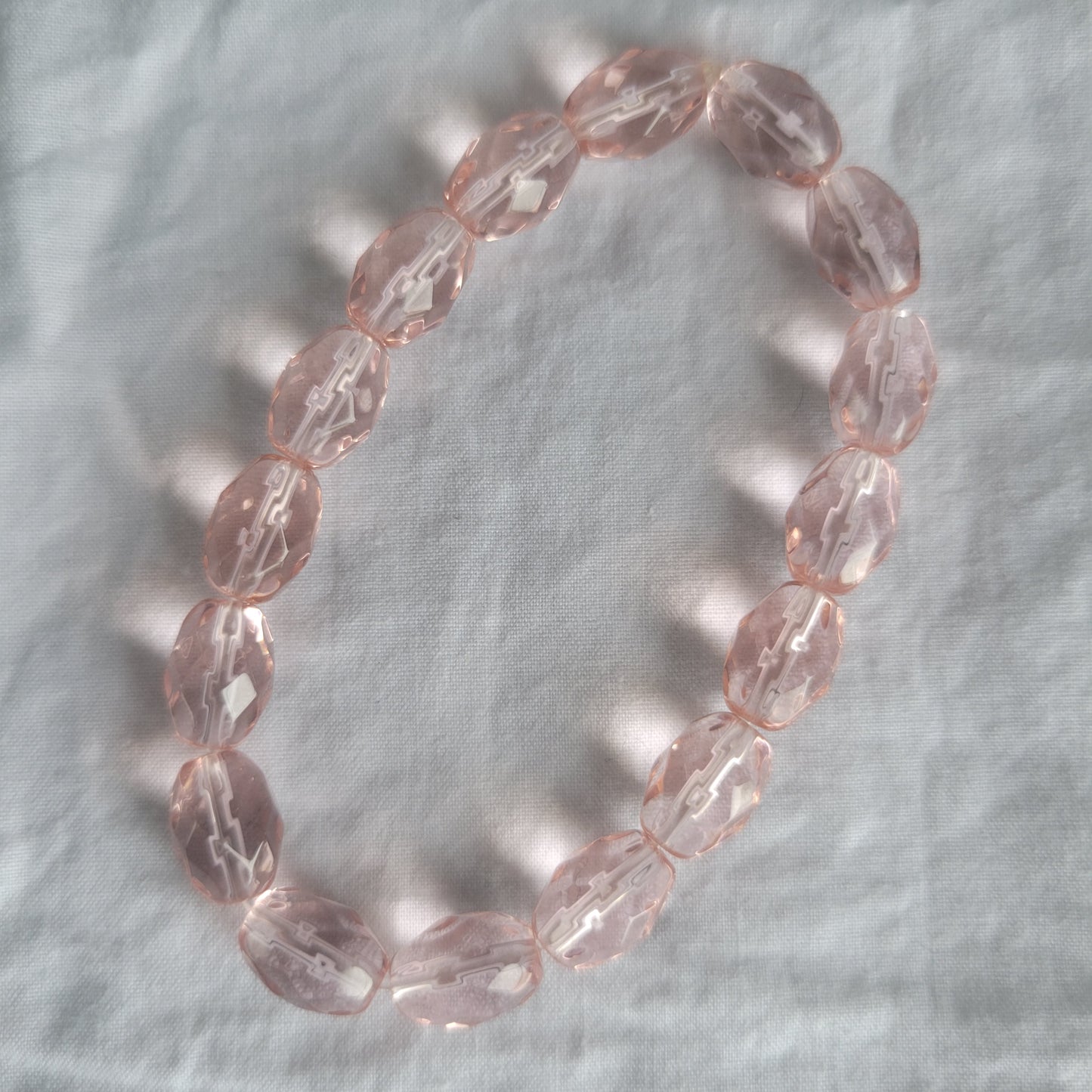 Pink Beaded Bracelet