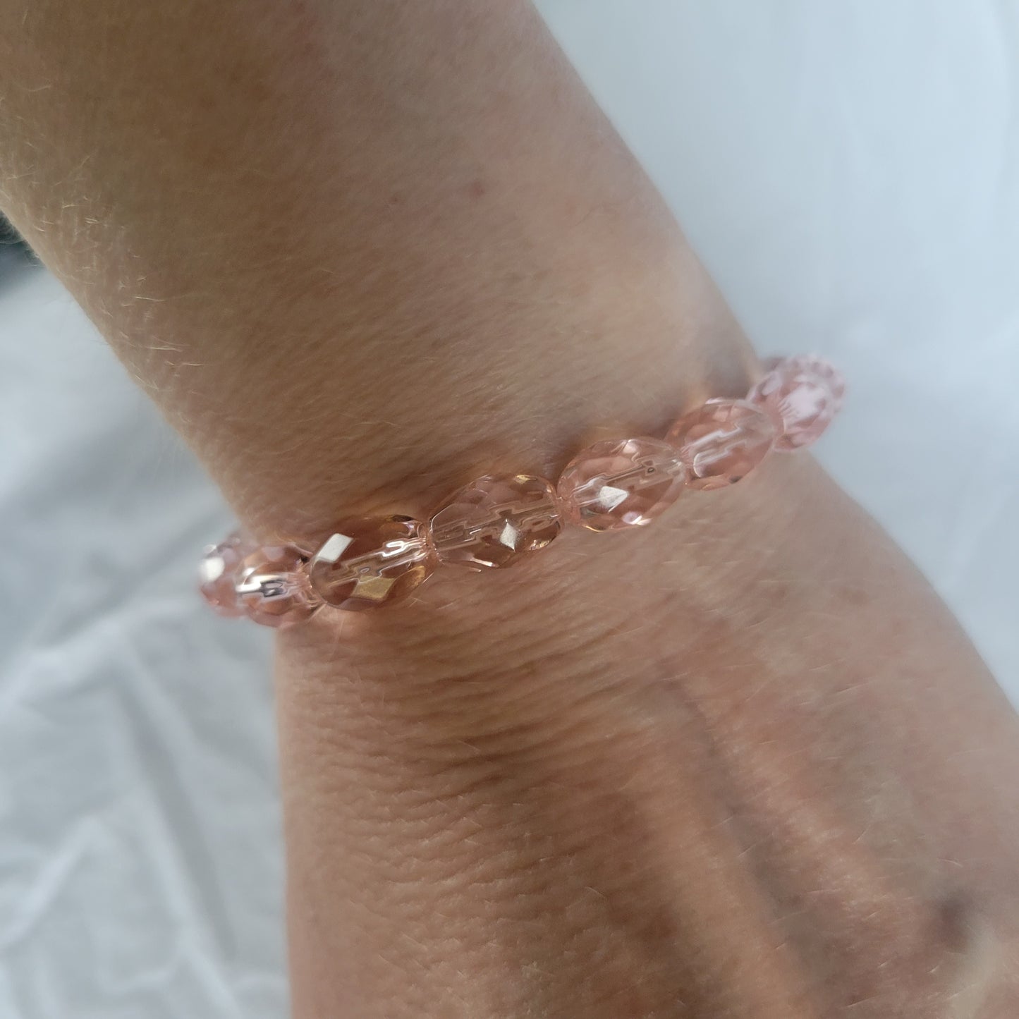 Pink Beaded Bracelet