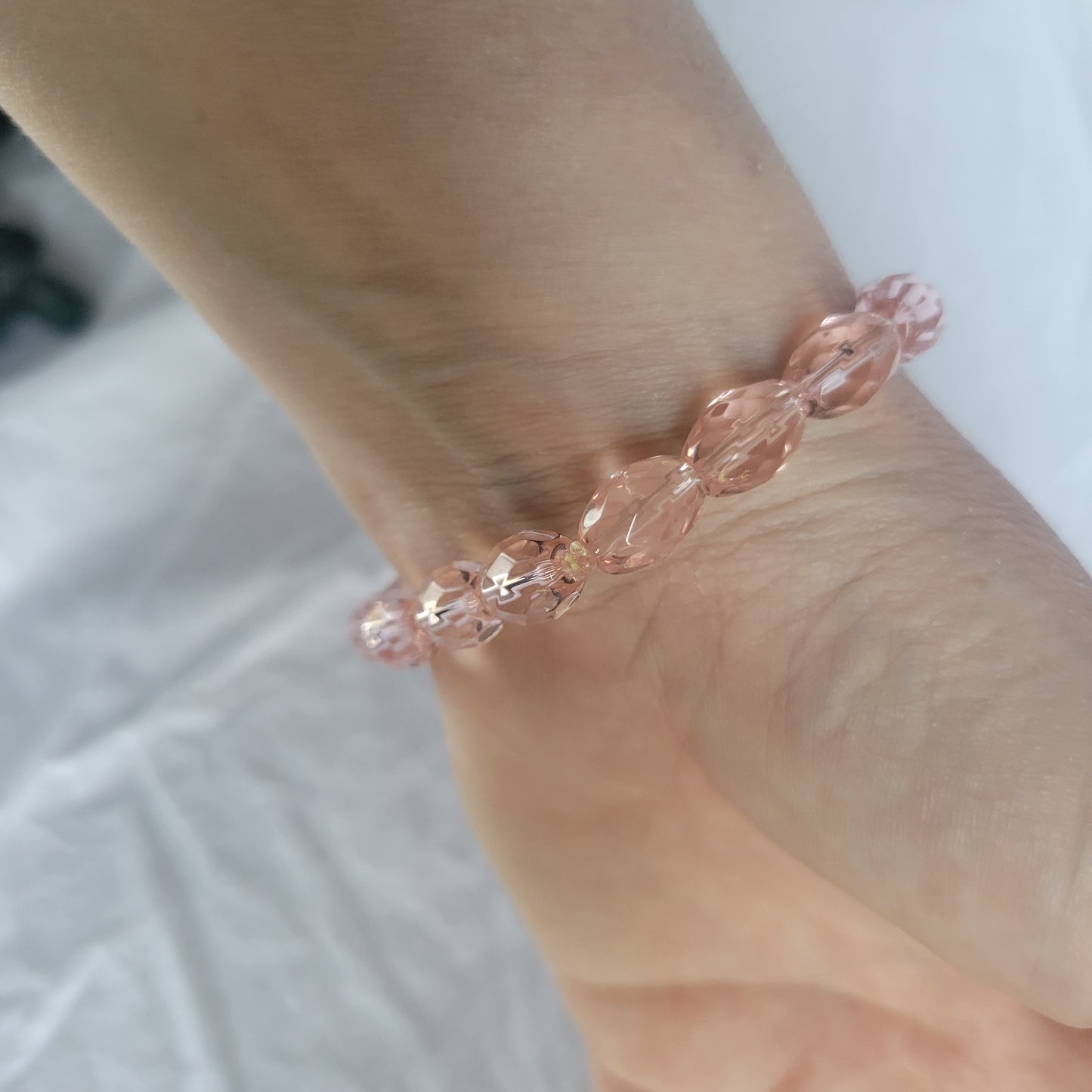 Pink Beaded Bracelet