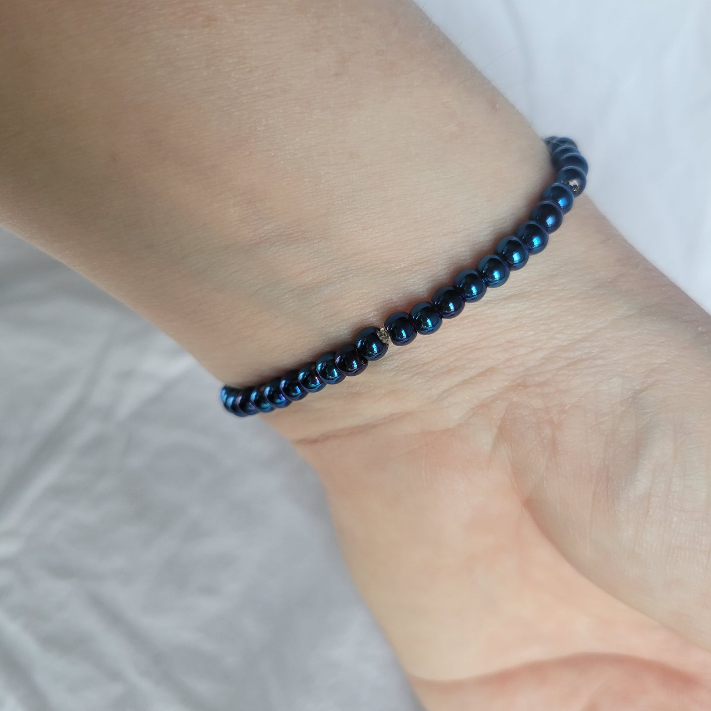 Metallic Royal Blue Bracelet