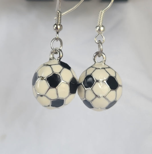 Soccer Ball Earrings