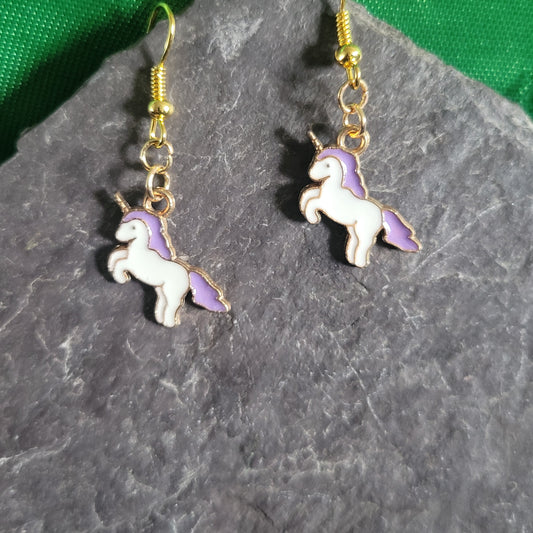 Flying Unicorn Earrings