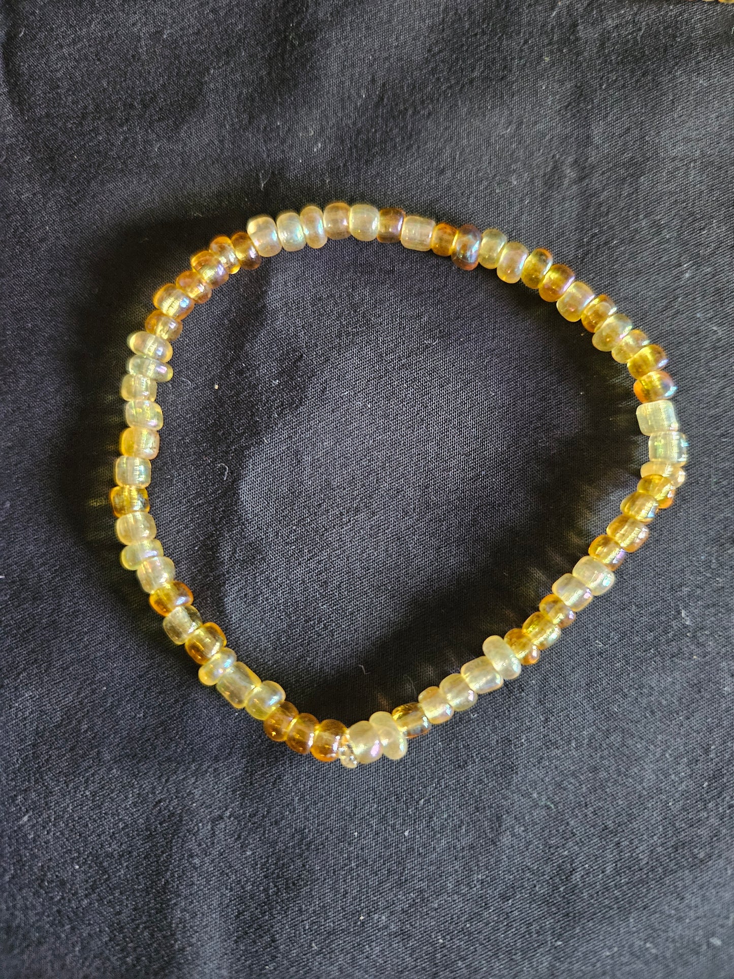 Yellow Beaded Set