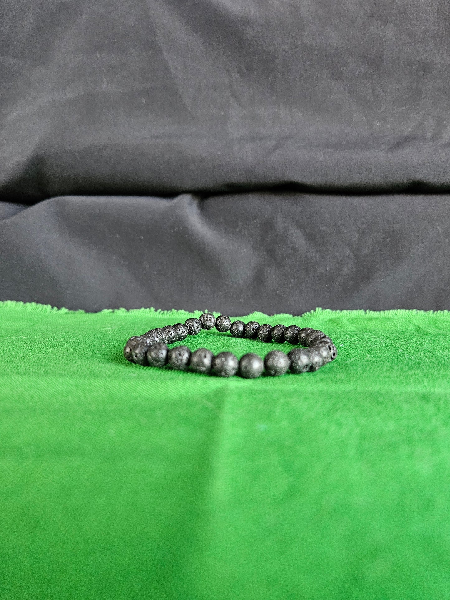 Lava Rock Beaded Bracelet