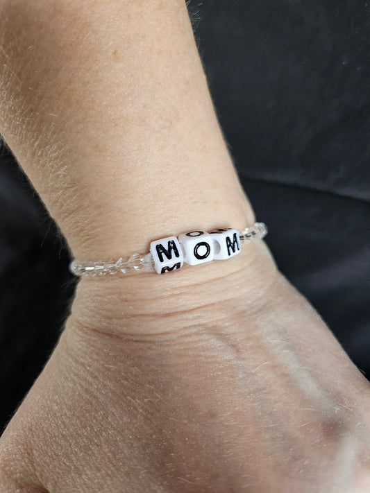 Beaded Mom Bracelet