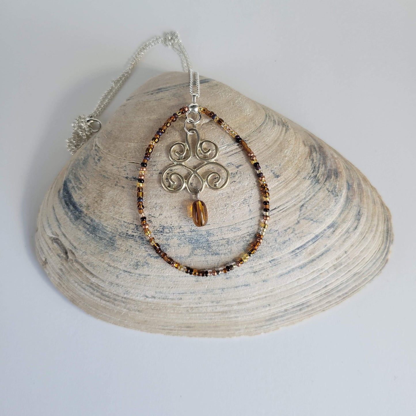 Beaded Pendant Necklace