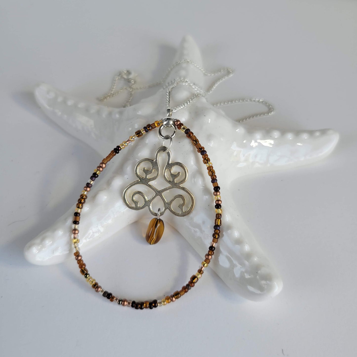 Beaded Pendant Necklace