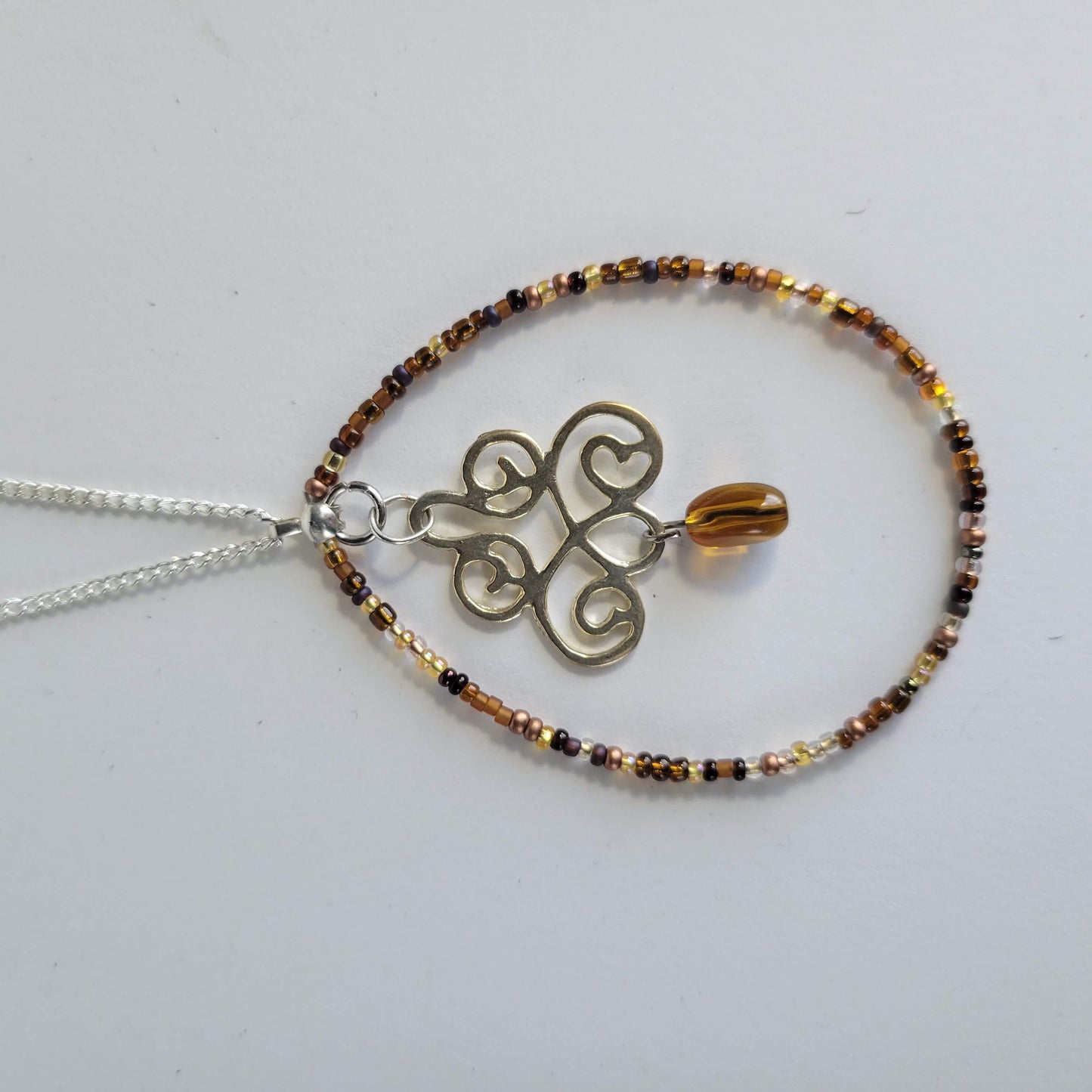 Beaded Pendant Necklace