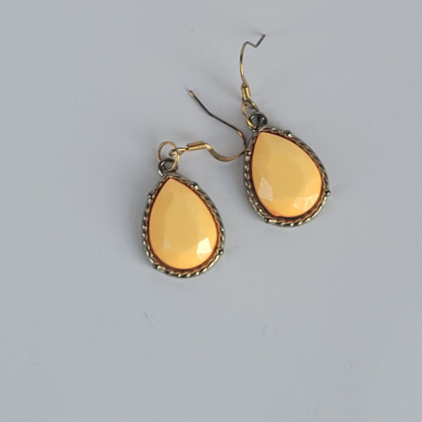 Tangerine Teardrop Earrings