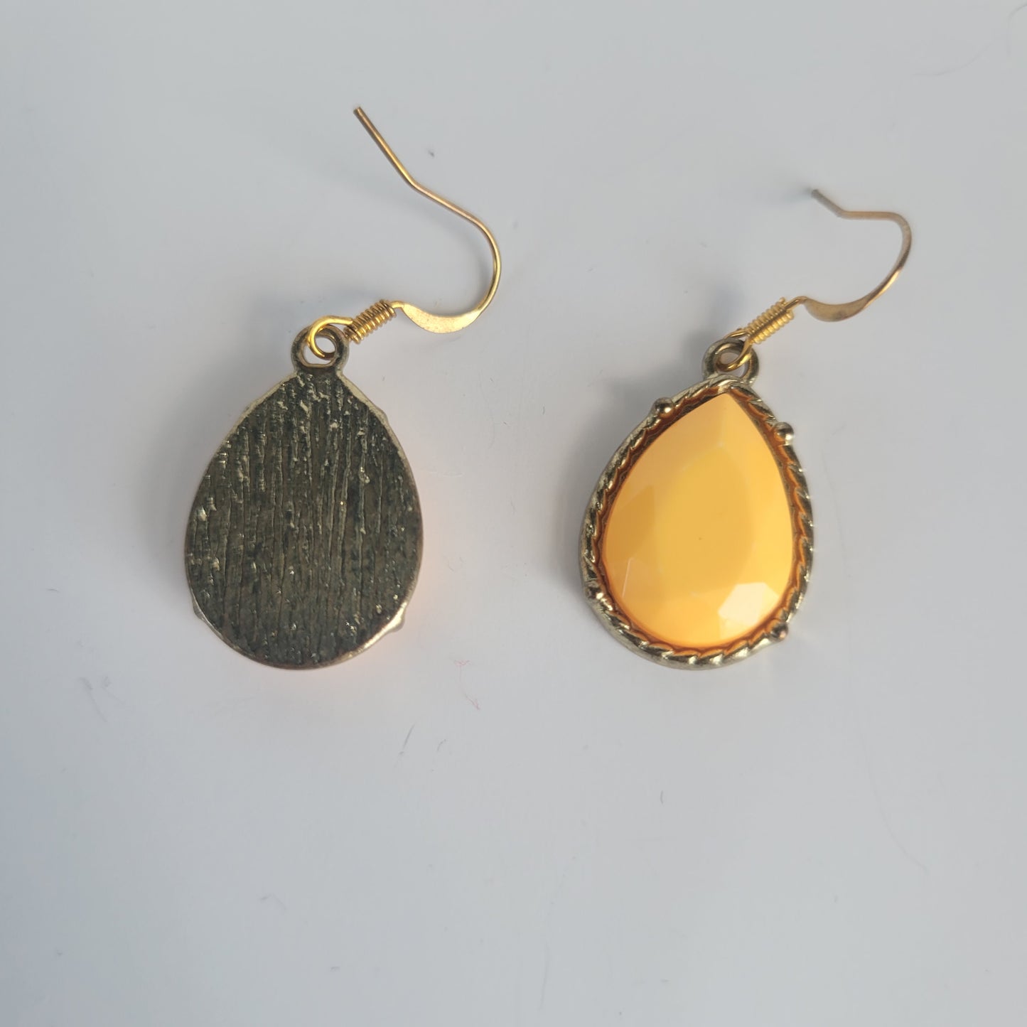 Tangerine Teardrop Earrings