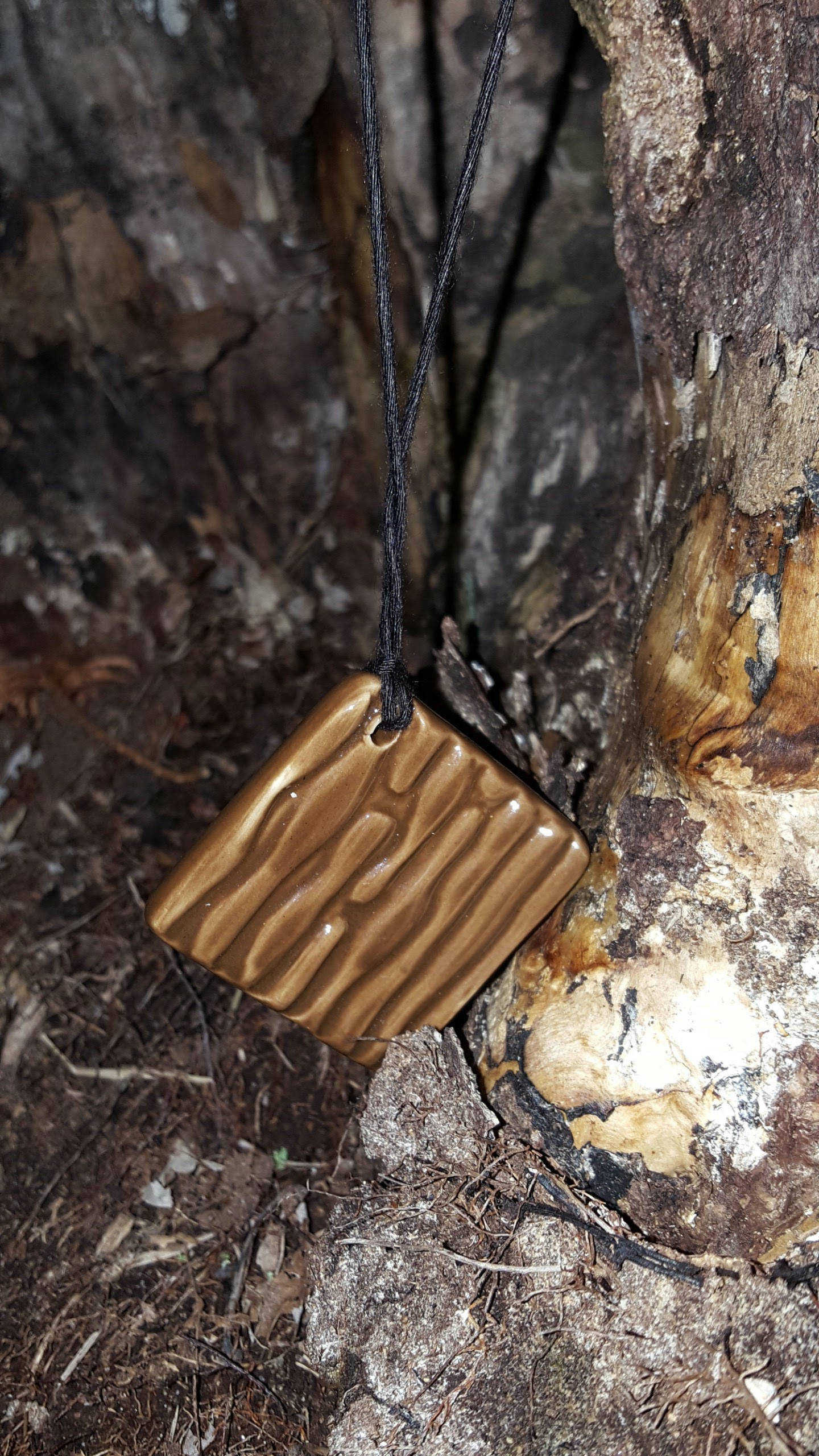 Tree Bark Necklace