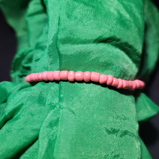 Pink Beaded Bracelet