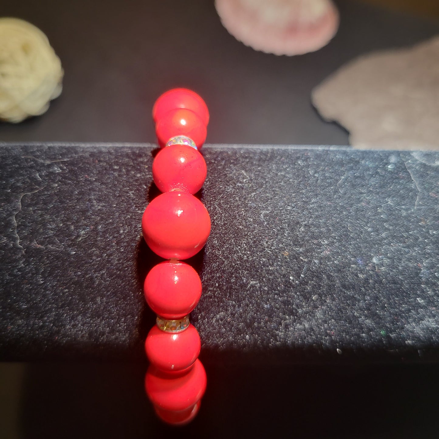 Red Beaded Bracelet