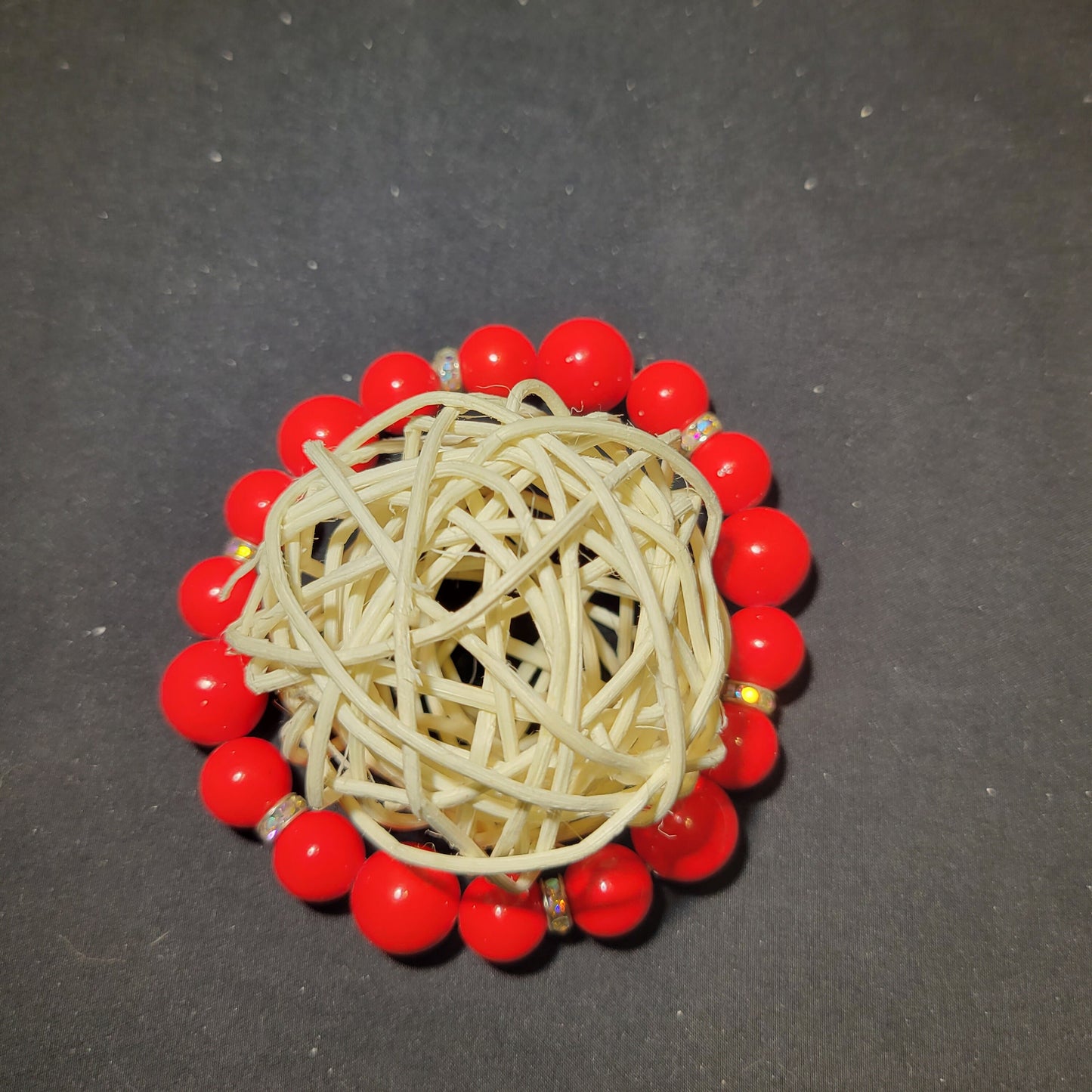 Red Beaded Bracelet