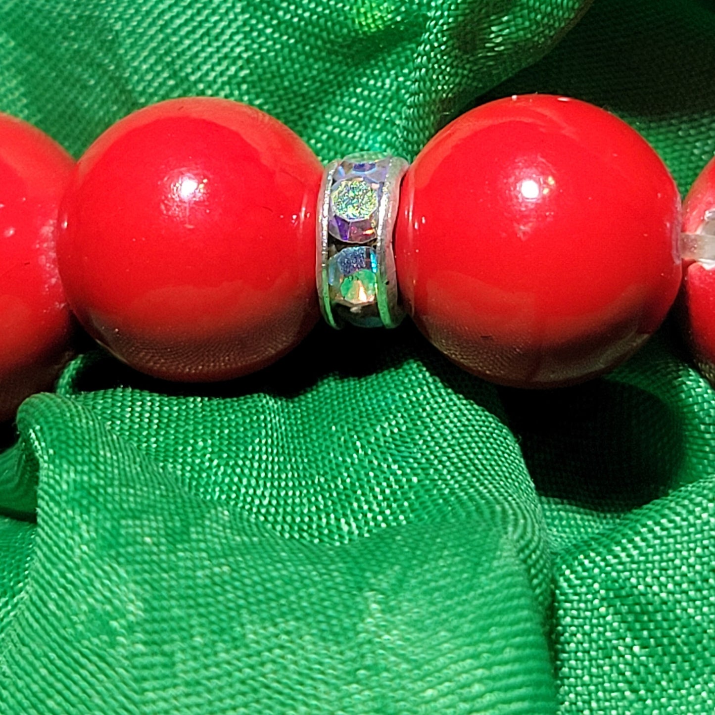 Red Beaded Bracelet