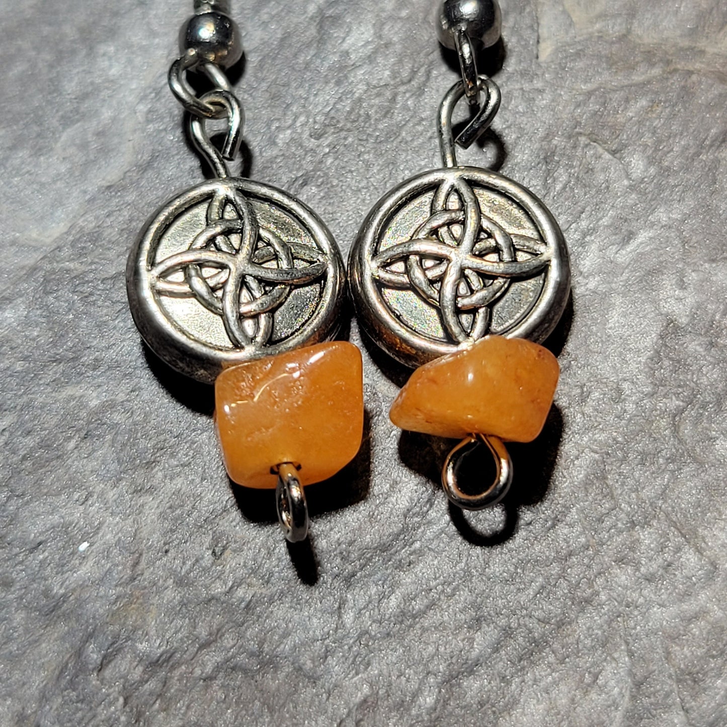 Celtic knot earrings