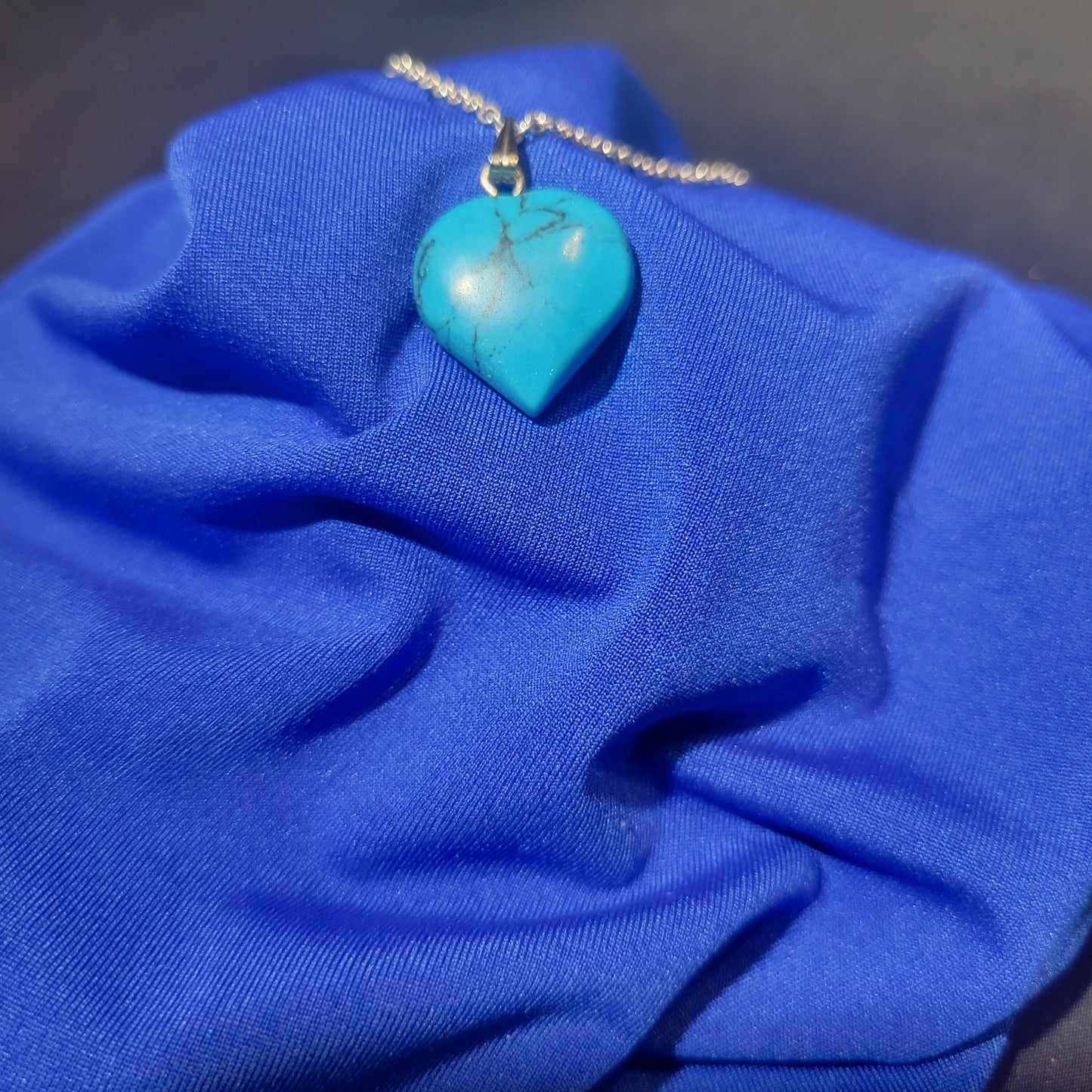 Turquoise heart necklace