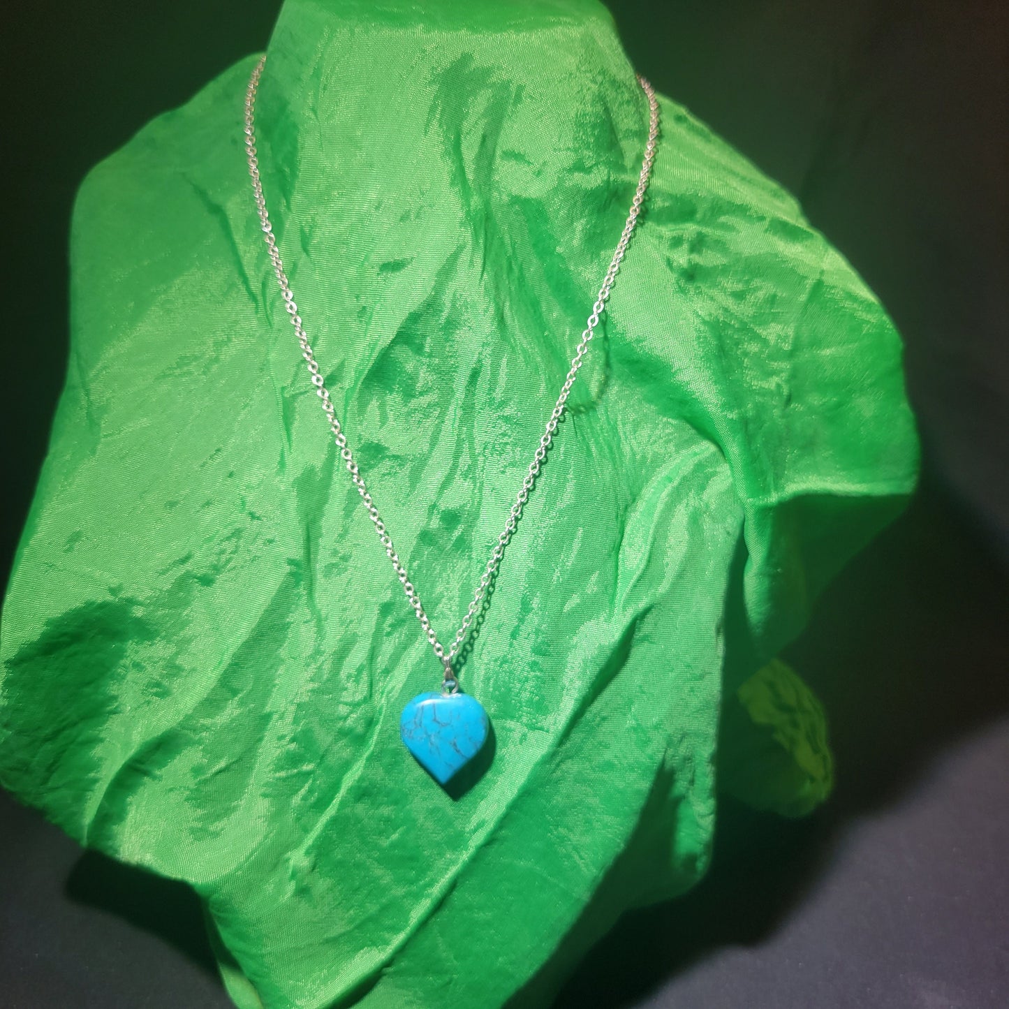 Turquoise heart necklace