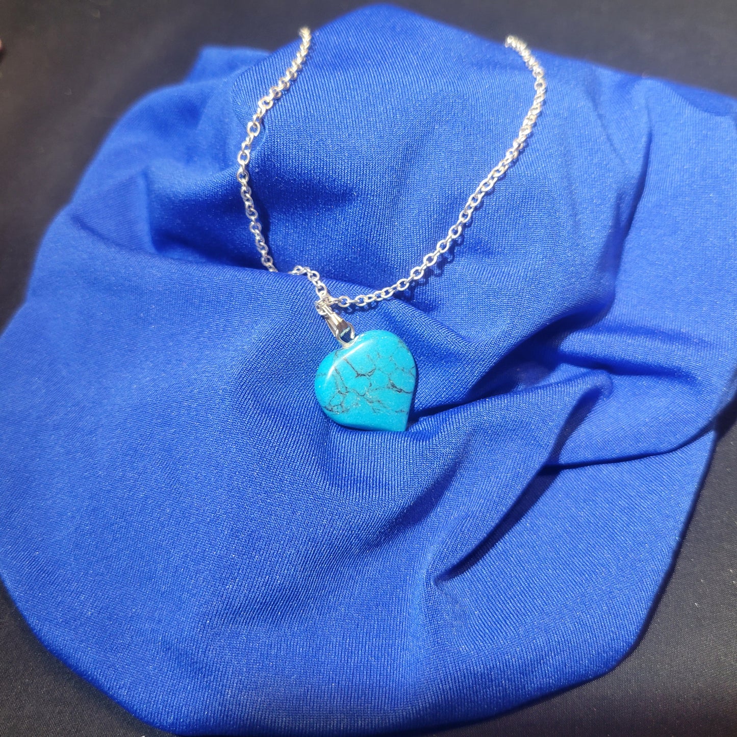 Turquoise heart necklace