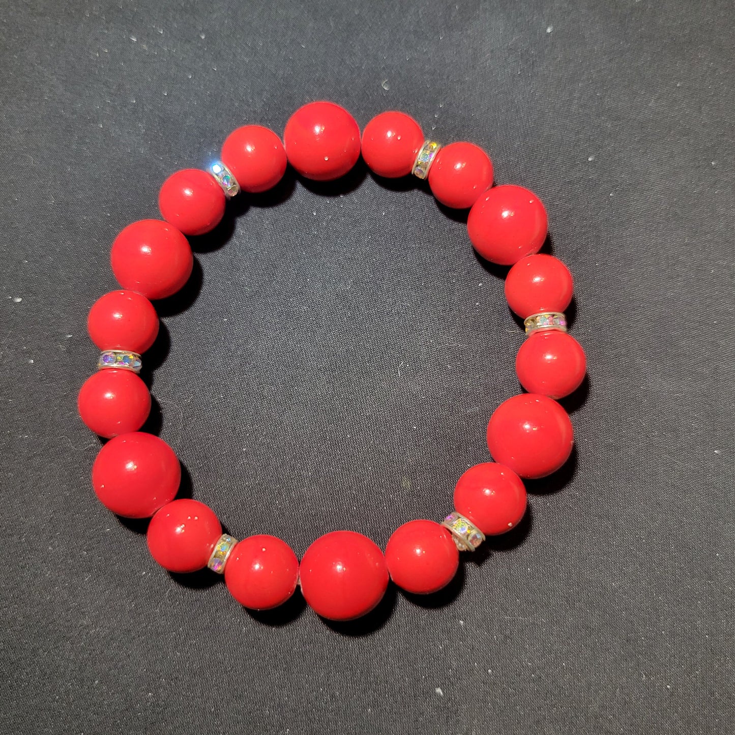 Red Beaded Bracelet