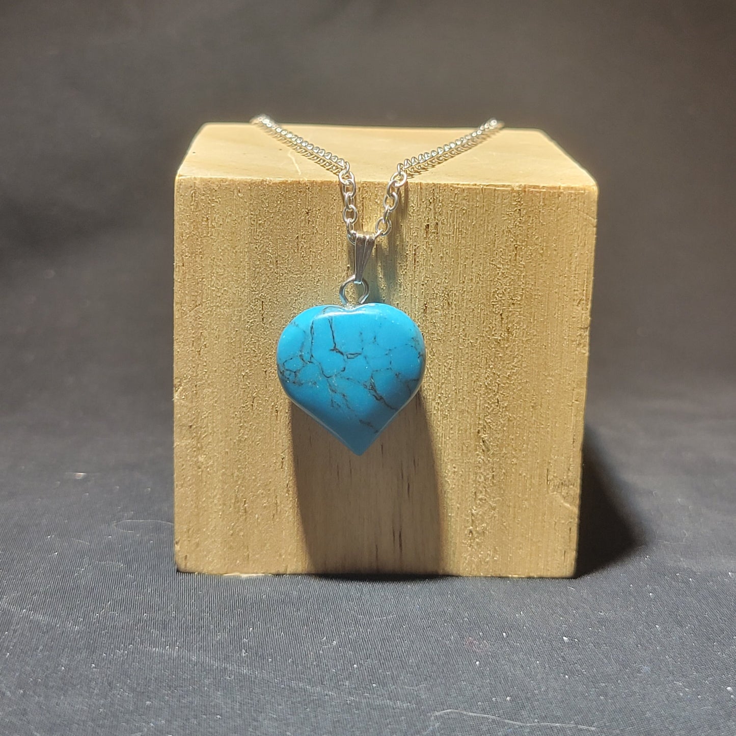 Turquoise heart necklace