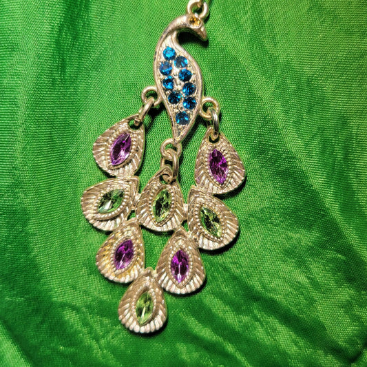 Peacock Pendant Necklace