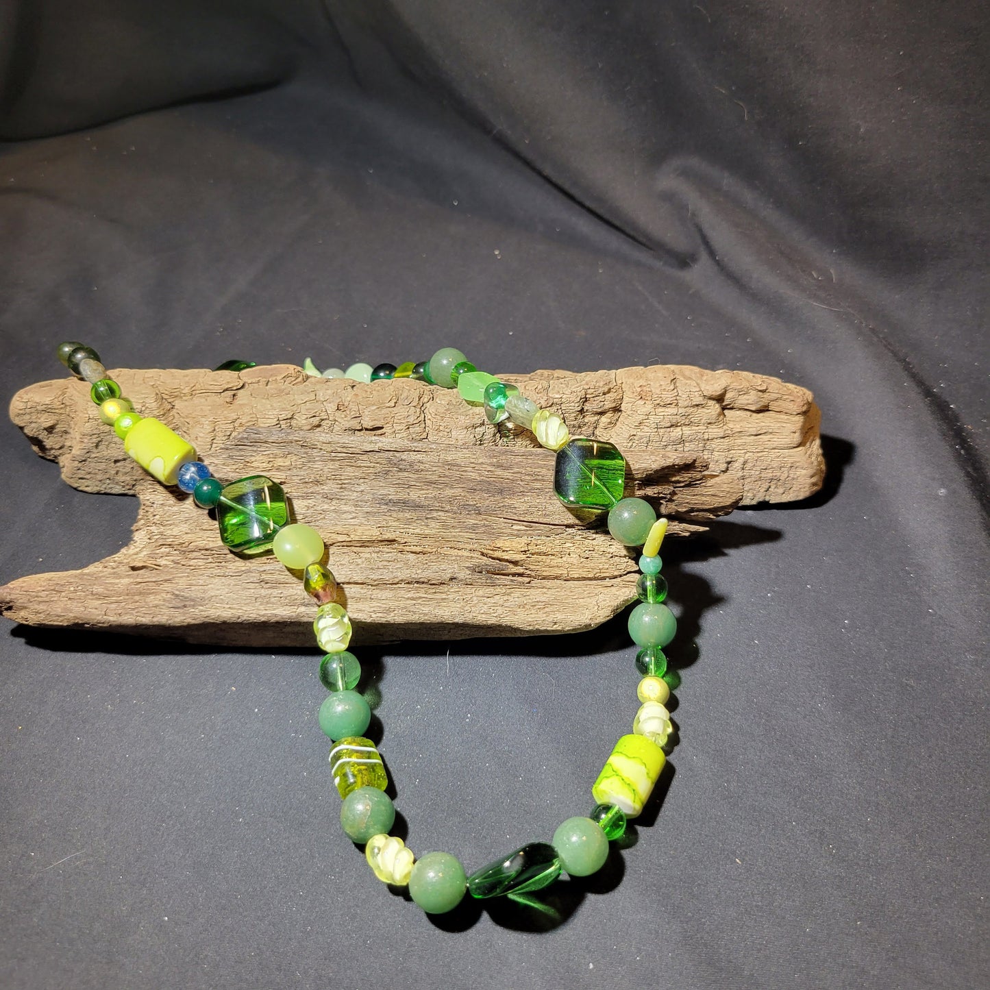 Green Beaded Necklace