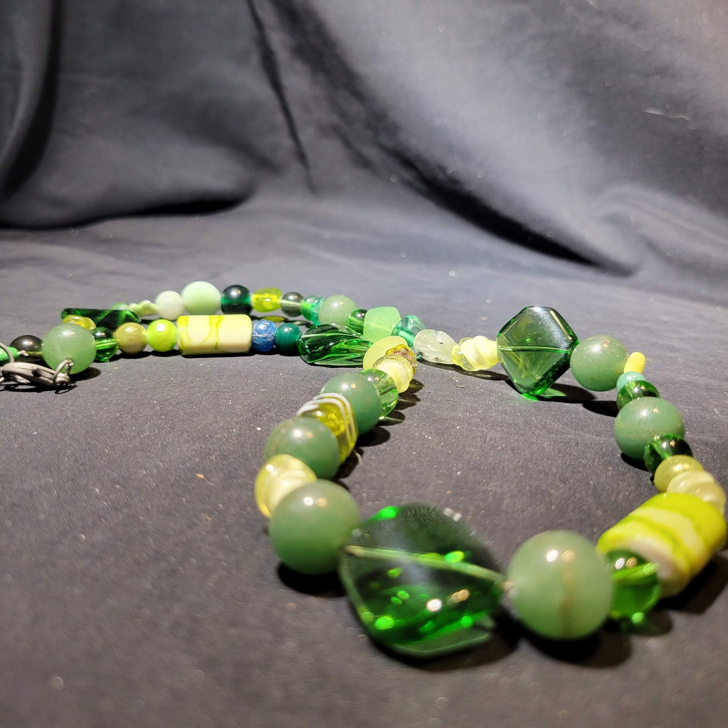 Green Beaded Necklace