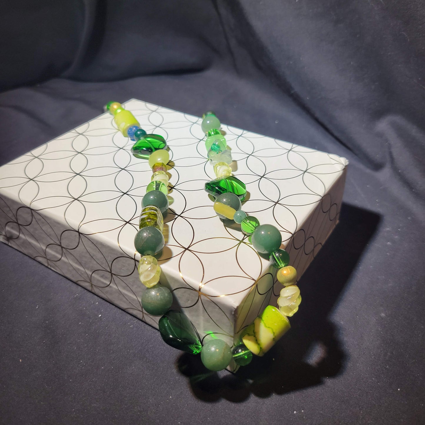 Green Beaded Necklace