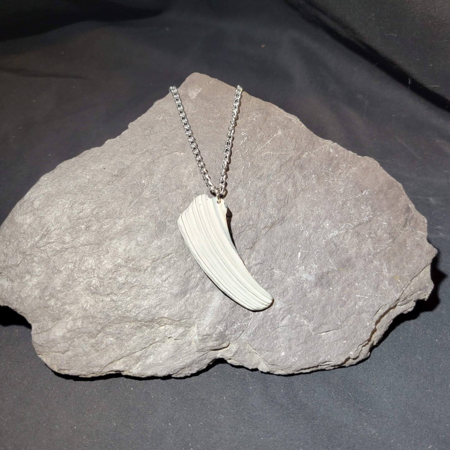 Shell Fragment Pendant Necklace