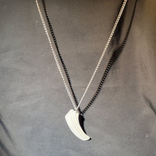 Shell Fragment Pendant Necklace